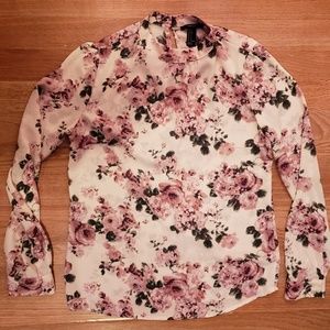 Forever 21 floral blouse